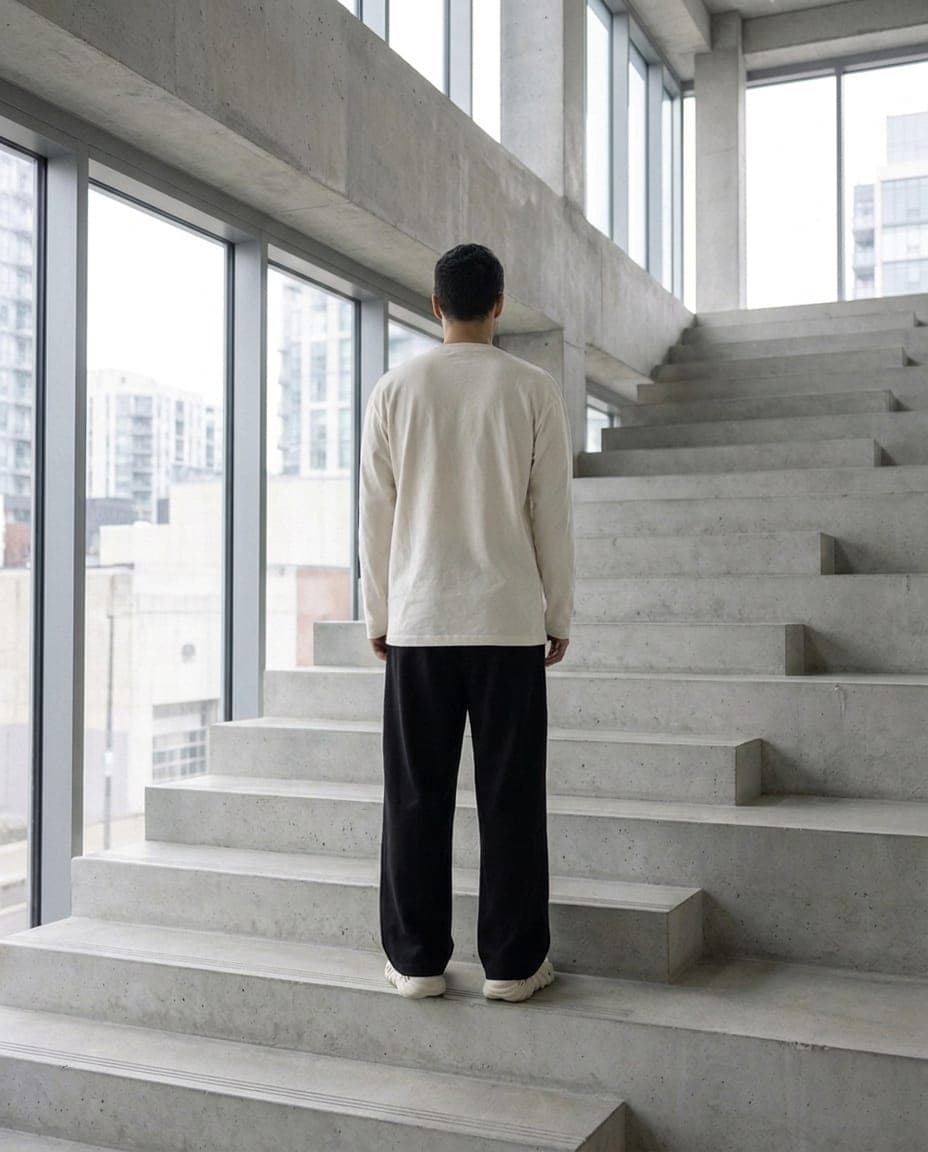 365APParel-basic-longsleeve-off-white-man-back-staircase-2